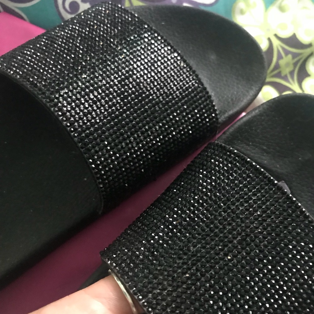 Aldo sparkly slides